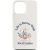 Coffee And Jesus Custodia per iPhone 13 Pro Max La vita con Gesù e latte freddo Christian Coffee