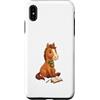 Timowo Studio Custodia per iPhone XS Max Cavallo con libro aperto