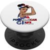 Boricua Shirt Puerto Rican Girl Pride Hi Boricua - Camicia da donna portoricana con bandiera portoricana PopSockets PopGrip Adesivo