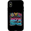 80s Costume Retro Party Vintage Throwbac Custodia per iPhone X/XS Costume divertente anni '80 con scritta This Is My 80's Costume