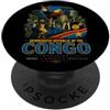 Democratic Republic of the Congo Souveni Vintage DR Congo viaggio souvenir regalo punto di riferimento PopSockets PopGrip Adesivo