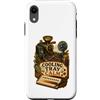 Jimbeels Custodia per iPhone XR Cooling Tray Calm Tostatura Caffè