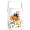 Beekeeping Beekeeper Gifts Custodia per iPhone 17 Pro Max Sunflower Springtime Honey Bee Beekeeper