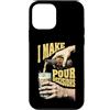Grandio Design Beer & Alcohol Lover Drin Custodia per iPhone 12 mini Funny Beer Lover I Make Pour Decisions Hands - Bottiglia da pinta