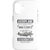 Airliner Fan Graphic Design Present Pilo Custodia per iPhone 16 Sky Riders Aerobatics Aereo amante degli aerei Cool Pilot Gift