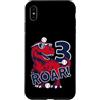 COOL BASEBALL DESIGNS AND OUTFITS Custodia per iPhone XS Max ROAR 3 ANNI DINOSAURIER BASEBALL 3° COMPLEANNO