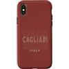 Italy born and Italian apparel Custodia per iPhone X/XS Vintage Cagliari Italia