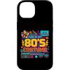 80s Costume Retro Party Nostalgia Throwb Custodia per iPhone 14 Costume divertente in stile retrò con scritta This Is My 80's Party