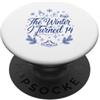 Blue Summer Aesthetic Co. The Winter I Turned 14 Divertente Parodia di Compleanno Accogliente PopSockets PopGrip Adesivo