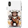 Beekeeping Beekeeper Gifts Custodia per iPhone X/XS Sasquatch Beekeeper Bigfoot Honey Bee Apiarist