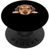 Dachshund Puppy Lover PS Baby Bassotto Cucciolo Closeup Face Dog Ritratto PopSockets PopGrip Adesivo