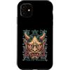 Hannya Oni By Tokyo-Waves Custodia per iPhone 11 Maschera giapponese del diavolo Hannya giapponese Oni Maschera Yokai Oni