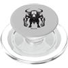 Demonique Tees and Ars Goetia Demon Gift Moloch Il Toro Abissale PopSockets PopGrip per MagSafe