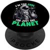 Cosmic Astronaut Humor Galaxy Explorer S Sono troppo bello per un solo pianeta Spazio Astronauta Astronomia PopSockets PopGrip Adesivo
