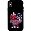 COOL BASEBALL DESIGNS AND OUTFITS Custodia per iPhone X/XS DINOSAURIO COMPLEANNO BIMBO 3 ANNI DINOSAURIO BASEBALL 3° COMPLEANNO