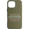 Italian born and Italy apparel Custodia per iPhone 16 Pro Max Retro Andria Italia
