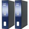Rexel Esselte Dox 2 Raccoglitore a Leva Formato Protocollo D8, A4, Blu, 1 Pezzo (Confezione da 2)