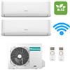 Hisense Climatizzatore Condizionatore mod. HI Comfort CF dual split 9+12 esterna 2AMW52U4RXC WiFi Integrato - Inverter Pompa di Calore Classe A++ Gas R32 9000+12000 - NUOVISSIMO MODELLO!!!