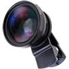 Generico Lens Kit， Obiettivo macro 12,5X for fotocamera del telefono 2 in 1, compatibile con iPhone 17 16 15 Samsung Google Xiaomi Clip su obiettivo grandangolare 0,45X Obiettivo for fotocamera HD