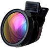 Generico Lens Kit， Compatibile con TOKOHANSUN 0,45X grandangolo + obiettivo macro 12,5X Obiettivo professionale HD for fotocamera del telefono cellulare, compatibile con iPhone X 8 7 6 6S Plus Xiaomi Samsung