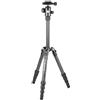 Manfrotto Element Traveller - Treppiede piccolo in alluminio a 5 sezioni con testa a sfera