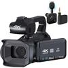 WAFOHSR Videocamera 4K Da 64 MP Touch Screen 4 Full UHD Vlog Streaming Camera WIFI Registratore Digitale Webcam Messa A Fuoco Accurata(NO SD Card,No Microphone)