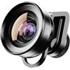 Generico Lens Kit，,Compatibile con il kit di lenti for telefono con fotocamera APEXEL HD, obiettivo macro grandangolare 10x da 120 gradi 4K + filtro a stella CPL for tutti gli smartphone(Only wide macro lens)