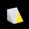 CRCRC Prisma triangolare in vetro ottico ad alta precisione con pellicola riflettente - 20x20x20mm BK-7
