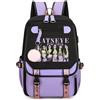 Generisch Mengmiao K-Katseye Zaino Unisex Bambini, Impermeabile Zaino per la Scuola con Scomparto per Laptop, Ampio Spazio di Archiviazione, Zaino Stile Coreano Fan con Sophia Manon Daniela Lara Megan Yoonchae