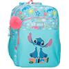 Disney Joumma Disney Aloha Stitch Zaino per laptop 13,3 Adattabile a carrello Blu 30x40x13 cm Poliestere
