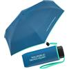 United Colors of Benetton Benetton Ultra Mini Flat Solid - Ombrello tascabile, Riviera, 88 cm