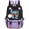 Generisch Mengmiao K-Katseye, zaino unisex per bambini, impermeabile, con scomparto per laptop, grande spazio, stile coreano, zaino per fan con Sophia Manon Daniela Lara Megan Yoonchae, 1#5, 46*29*16 CM