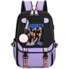 Generisch Mengmiao K-Katseye - Zaino unisex per bambini, impermeabile, con scomparto per computer portatile, ampio spazio per riporre oggetti, stile coreano, con Sophia Manon, Daniela, Lara, Megan Yoonchae
