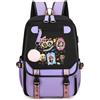Generisch Mengmiao K-Katseye Zaino Unisex per Bambini, Impermeabile Zaino per la Scuola con Scomparto per Laptop, Ampio Spazio di Archiviazione, Zaino Stile Coreano Fan con Sophia Manon Daniela Lara Megan