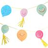 Talking Tables Ghirlanda di Carta, Festoni Riutilizzabili con Faccine Felici, 3 Metri (9,8 FT), Decorazioni Colorate Sorridenti per Bambini, Compleanno, Baby Shower, Giardino, Eco-Friendly