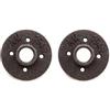 TopHomer Flangia da pavimento DN20 da 3/4 di pollice in ghisa malleabile per tubi di diametro esterno di 80 mm con 4 fori per tubi industriali, mobili, decorazioni fai da te