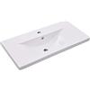 vidaXL Lavabo da Incasso 81x39,5x18,5 cm in Ceramica Bianco