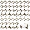 ZFRITP 50 Pcs Fascetta di fissaggio in plastica,Morsetto di bloccaggio,Ppr U a forma di acqua tubo Morsetti per tubo acqua clip fisse in plastica