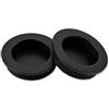 Mprofi MT® 2 Pezzi | Maniglie per Armadi da Cucina Nero Ø40,5mm | Maniglie per Mobili e Cassetti in Metallo Massiccio e Alluminio | Pomelli Moderni per Cucina, Armadi e DIY