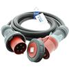 KALLE DAS KABEL KALLE DAS - Cavo di prolunga CEE, in gomma, H07RN-F 5G, 16,0 mm², 400 V, 63 A, IP67, 5 metri