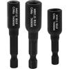 YsXoWiui 3 Pezzi Hanger Bolt Drivers Attrezzi di Installazione Vite Doppia Funzione Punte per Trapano Materiale Durevole Adatti a Montaggio Mobili Manutenzione, M6 M8 M10