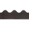 Fassadenprofile Profilo di ventilazione di gronda ondulato, 105 cm, PVC Nero, adatto al profilo di lamiera ondulata 6, ventilazione ottimale di facciate e tetti