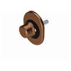 Securemme Limitatore di Apertura Scorrevole per Porta Blindata BRONZO F4, Acciaio Inox, Kit di Montaggio Incluso, 10 x 10 cm