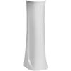 Barbottina Colonna in ceramica bianca serie tris