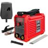 VOBOR Mini Saldatrice Inverter, 250A IGBT DC Saldatrice Elettrodo con Display LED, Antiaderente, Portatile Saldatura a Elettrodo, MMA 250