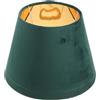 Lurrose Paralume in tessuto, paralume decorativo per lampada da tavolo e lampada da terra, E27, per soggiorno, camera da letto e comodino, facile da montare, verde