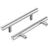 qobobo 10 pezzi Maniglie per Mobili da Cucina Maniglie Armadio 76mm Distanza Foro Maniglia Cucina in Acciaio Inossidabile Argentato Maniglie per Armadio Mobile Cucina 127 * 76 * 32mm