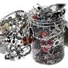Generic Miscterio Barattolo Gioielli, Scatola Gioielli Vintage, Scatola Sorpresa per Donne, Anelli Vintage, Collane, Bracciali, Set Orecchini Pinza per Capelli