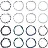 Boutigem Bracciali regolabili in corda per uomo e donna, bracciale nautico in corda intrecciata con doppia nodo, bracciale da polso in corda per coppia, uomo e donna, bracciale per San Valentino