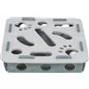 Trixie Hole'n'Roll Box - Giocattoli per gatti con palla - Palla da gioco estraibile - 30 × 30 × 7,5 cm